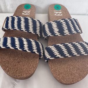 Billabong women slides sandals size 8